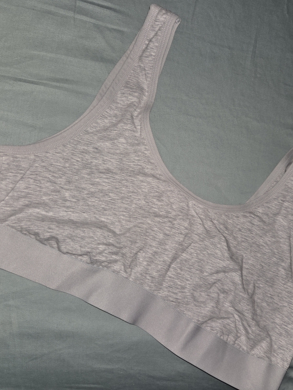 Auden Light Gray Heather Wireless Bralette